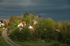 Blick_vom_Balkon_Sonnenuntergang